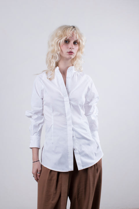 Simple cotton poplin shirt