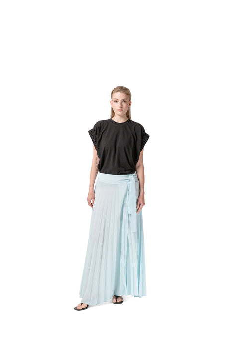 Wrap Pleated skirt