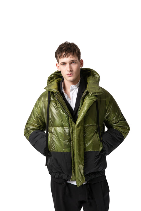 Camouflage Quilted Puffer Jacket - DeadStock