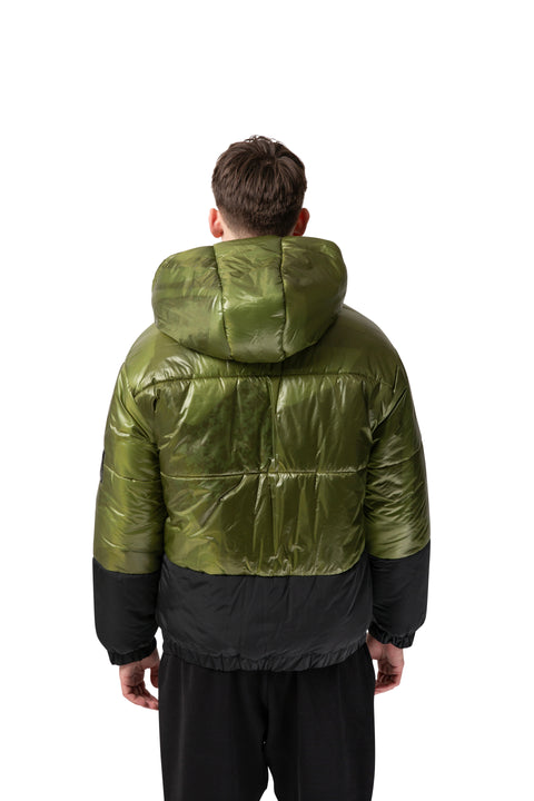 Camouflage Quilted Puffer Jacket - DeadStock