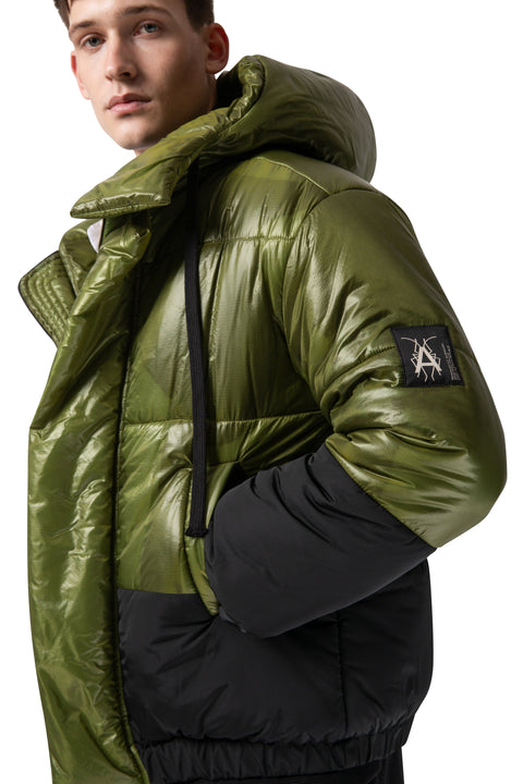 Camouflage Quilted Puffer Jacket - DeadStock