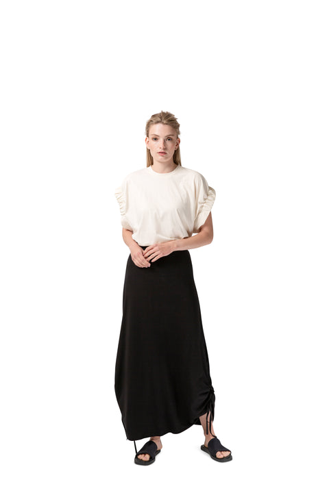 Simple viscose skirt