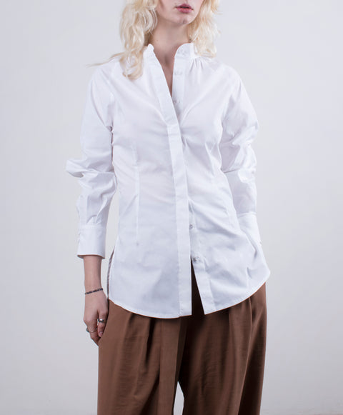 Simple cotton poplin shirt