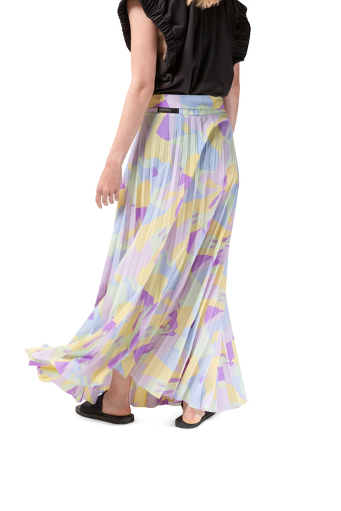 Handmade Pleated wrap skirt DeadStock