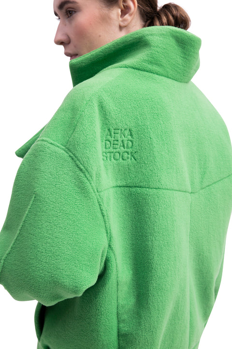 Plush Poison Green Oversized Jacket