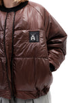 Camouflage Quilted Puffer Bomber